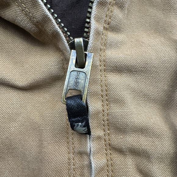 Berne Duck Canvas Jacket Hooded Men's Sz 2XLT Workwear Grunge Tan‎ Brown - Picture 4 of 16